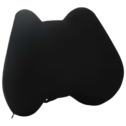 Cuscino per Schiena Nero 40 x 32 x 13 cm Schiuma Memory