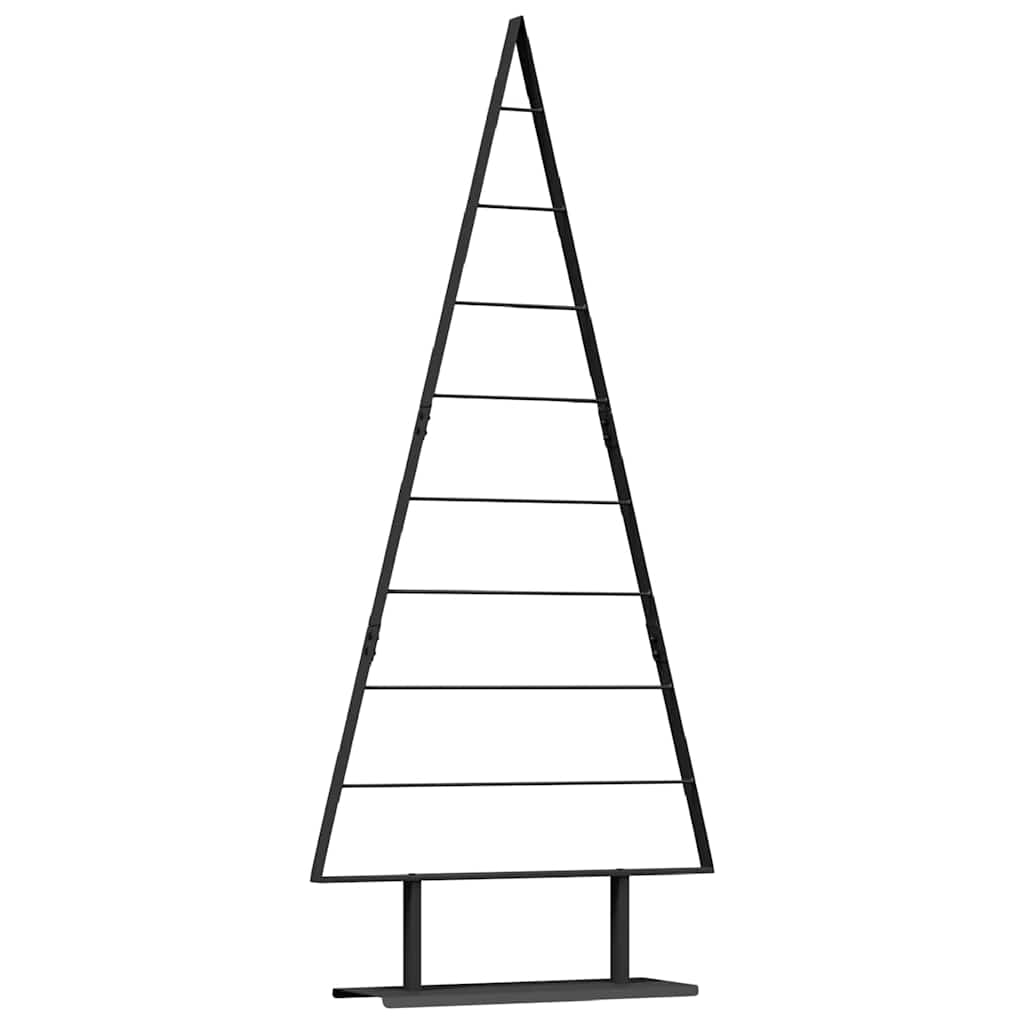 Albero di Natale in metallo con supporto Nero 180 cm Acciaio