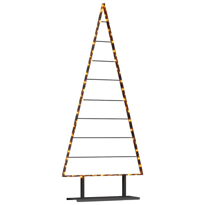 Albero di Natale in metallo con supporto Nero 180 cm Acciaio