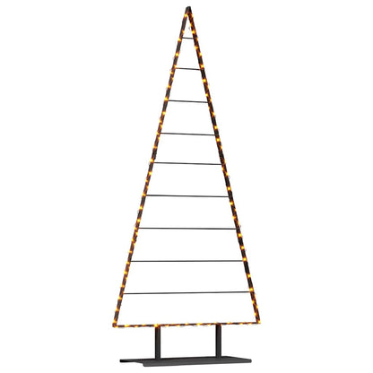 Albero di Natale in metallo con supporto Nero 210 cm Acciaio