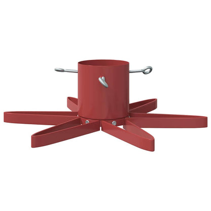 Supporto per Albero di Natale Rosso 50 x 50 x 15,5 cm Acciaio