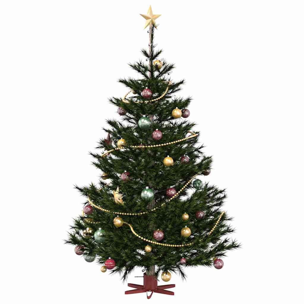 Supporto per Albero di Natale Rosso 50 x 50 x 15,5 cm Acciaio