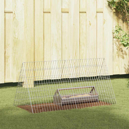 Gabbia per polli Argento 110 x 55 x 55 cm Acciaio zincato