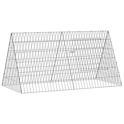 Gabbia per polli Argento 110 x 55 x 55 cm Acciaio zincato