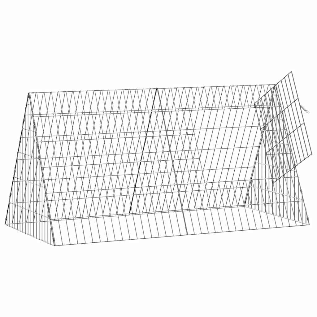 Gabbia per polli Argento 110 x 55 x 55 cm Acciaio zincato