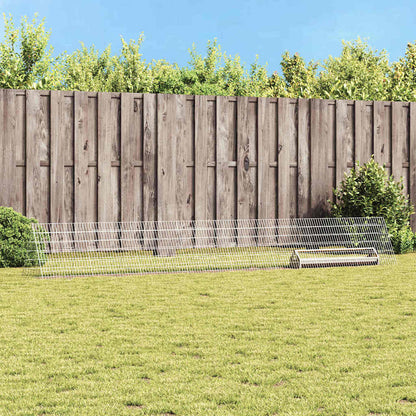 Gabbia per polli Argento 430 x 55 x 55 cm Acciaio zincato