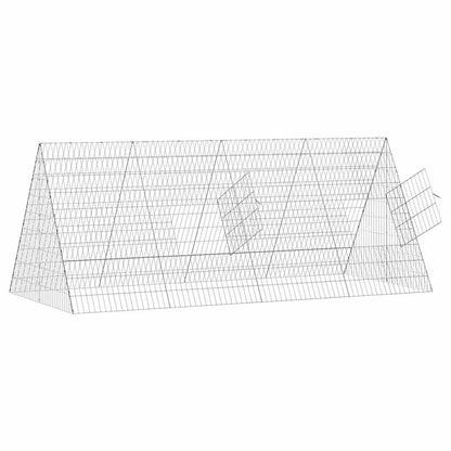 Gabbia per polli Argento 215 x 100 x 85 cm Acciaio zincato