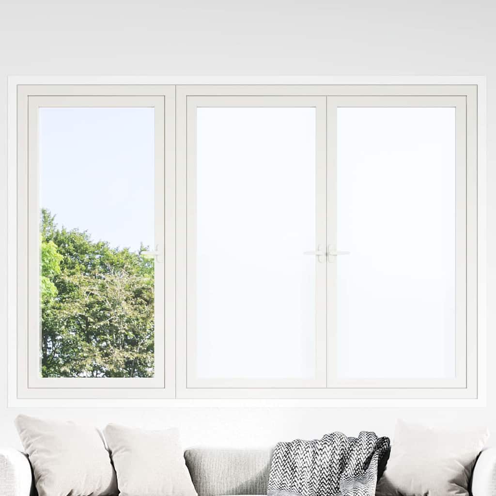 Film per Finestra Statico Bianco Frosted 60 x 2000 cm PVC