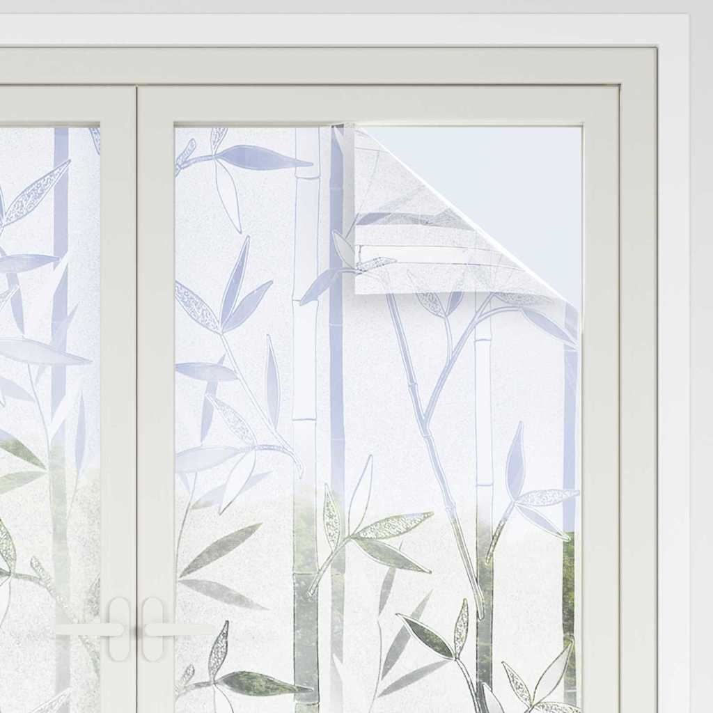 Film per Finestra Statico Motivo Bamboo 60 x 500 cm PVC