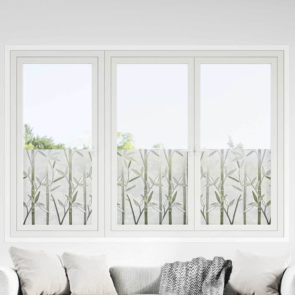 Film per Finestra Statico Motivo Bamboo 60 x 500 cm PVC