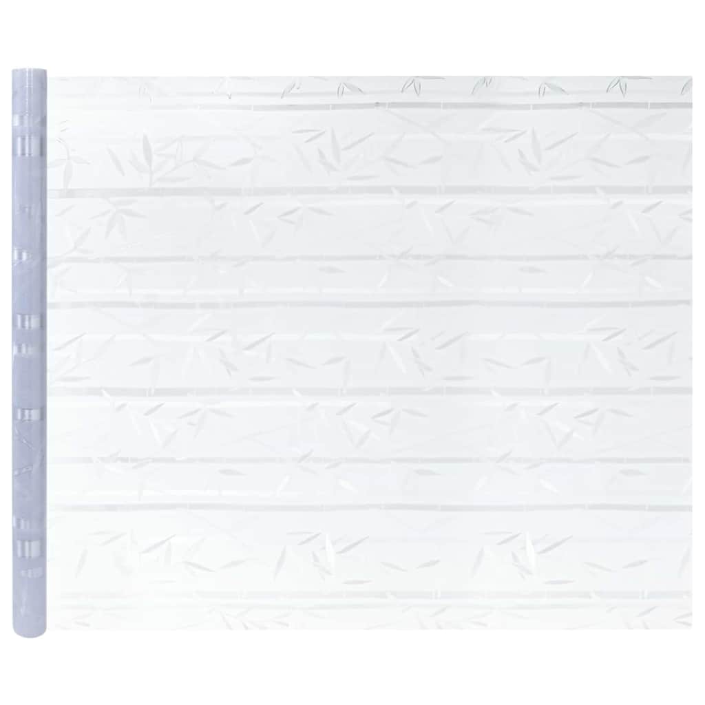 Film per Finestra Statico Motivo Bamboo 90 x 500 cm PVC