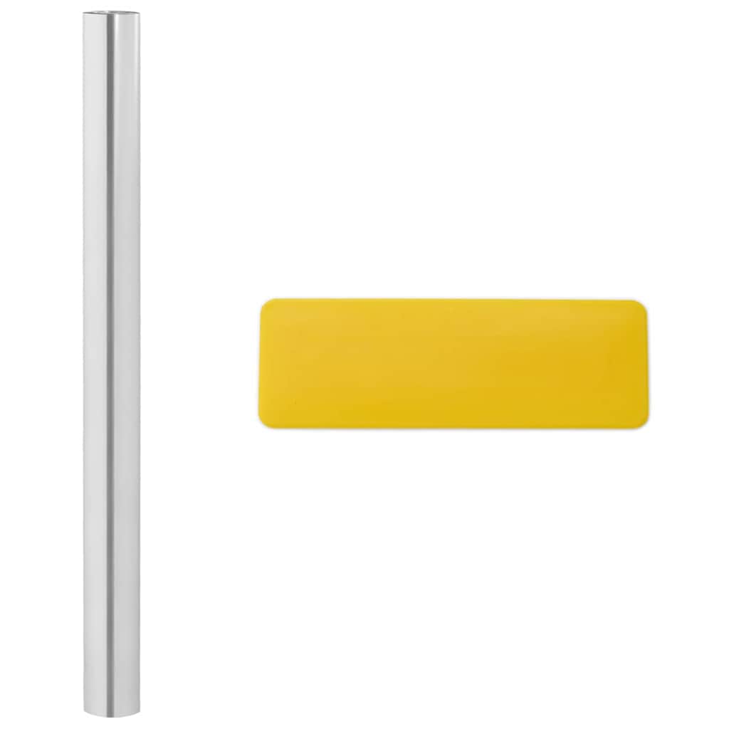 Adesivo per Mobili Argento 90 x 500 cm Plastica
