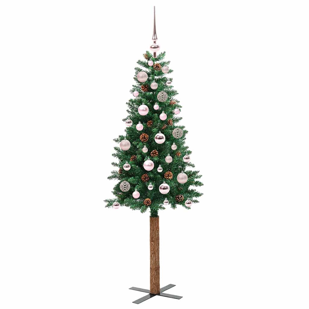 Albero di Natale snodato con 150 LED con supporto Verde 150 cm