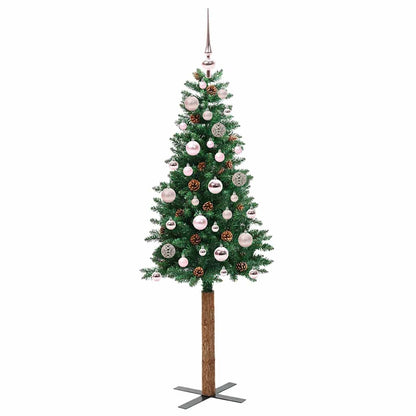 Albero di Natale snodato con 150 LED con supporto Verde 150 cm