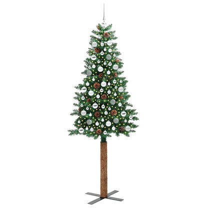 Albero di Natale snodato con 300 LED con supporto Verde 210 cm