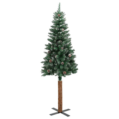 Albero di Natale snodato con 150 LED con supporto Verde 150 cm
