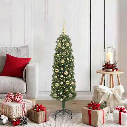 Albero di Natale artificiale con 150 LED Verde 120 cm