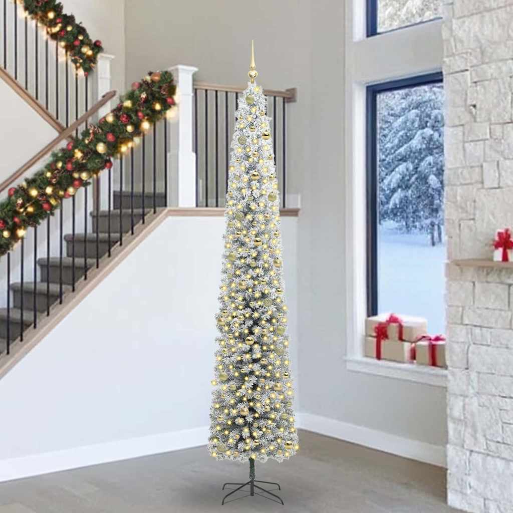 Albero di Natale artificiale con 300 LED Verde 270 cm