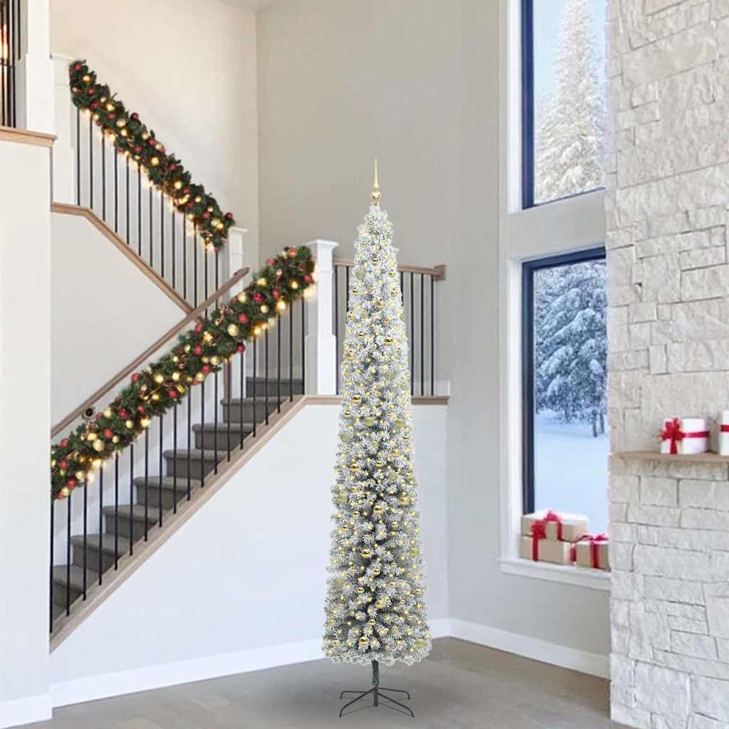 Albero di Natale artificiale con 300 LED Verde 300 cm