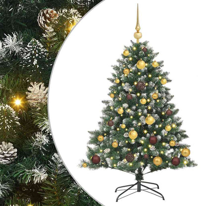 Albero di Natale artificiale con 150 LED Verde 120 cm