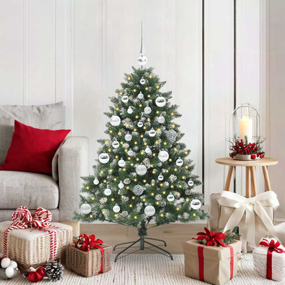 Albero di Natale artificiale con 150 LED Verde 120 cm