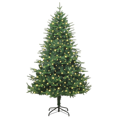 Albero di Natale artificiale preilluminato Verde 180 cm