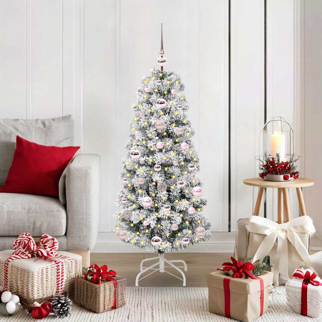 Albero di Natale Artificiale con Rami Pieghevoli 120 cm