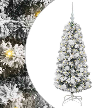Albero di Natale Artificiale con Rami Pieghevoli 120 cm