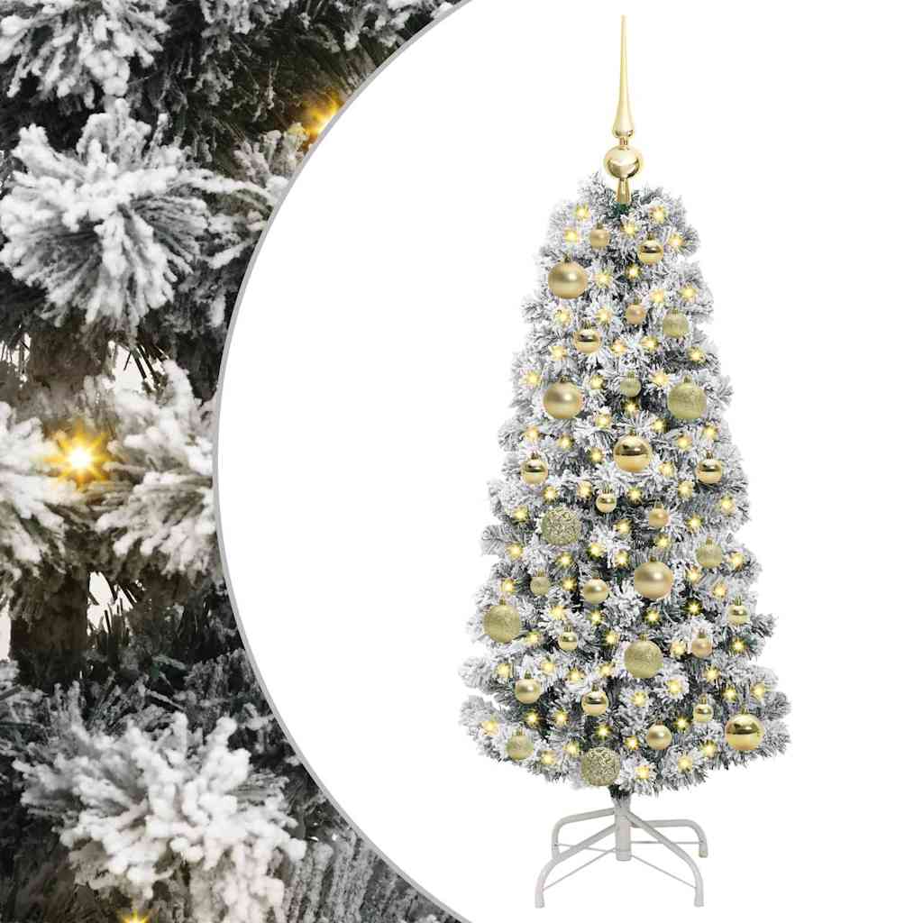 Albero di Natale Artificiale con Rami Pieghevoli 120 cm