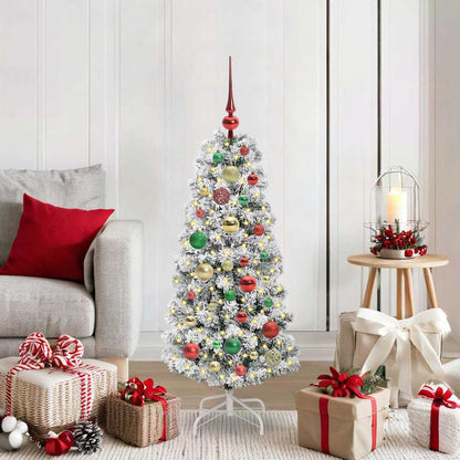 Albero di Natale Artificiale con Rami Pieghevoli 120 cm