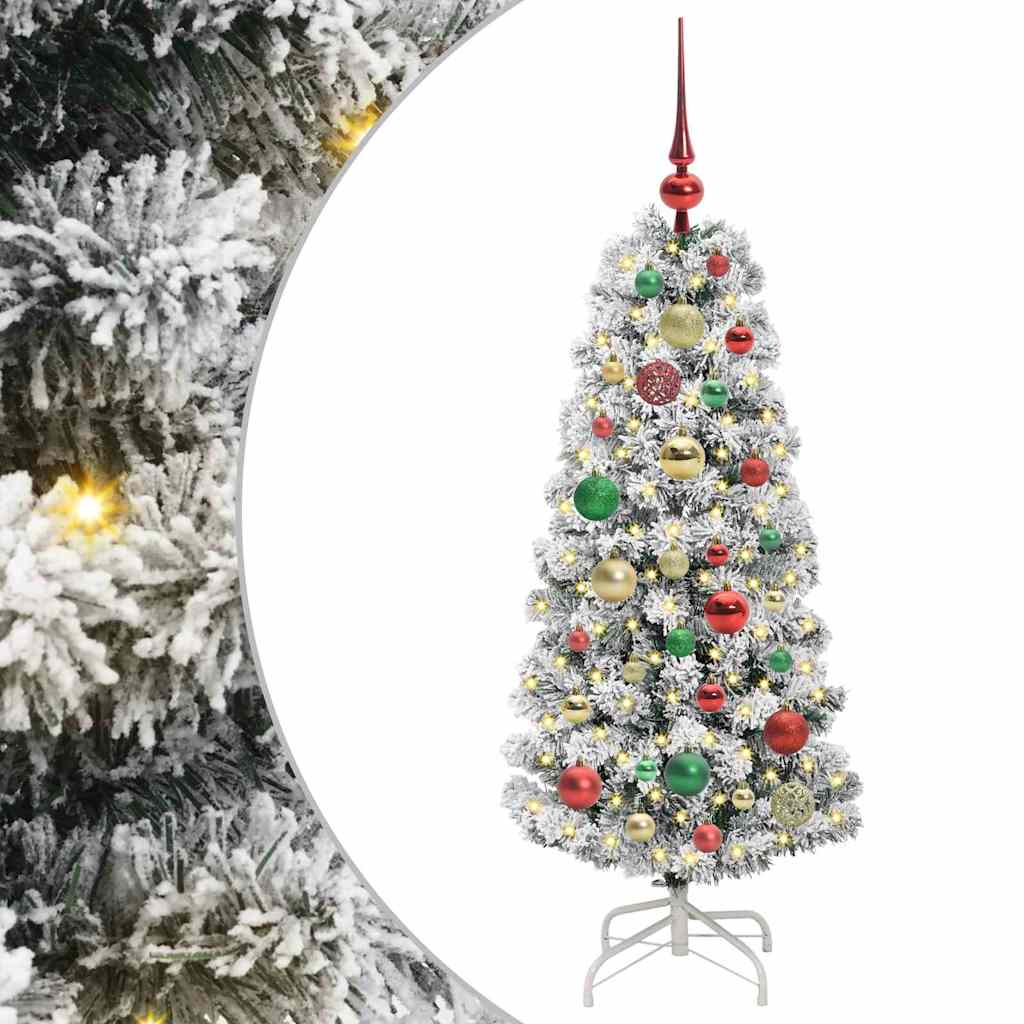 Albero di Natale Artificiale con Rami Pieghevoli 120 cm