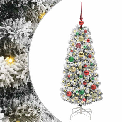Albero di Natale Artificiale con Rami Pieghevoli 120 cm