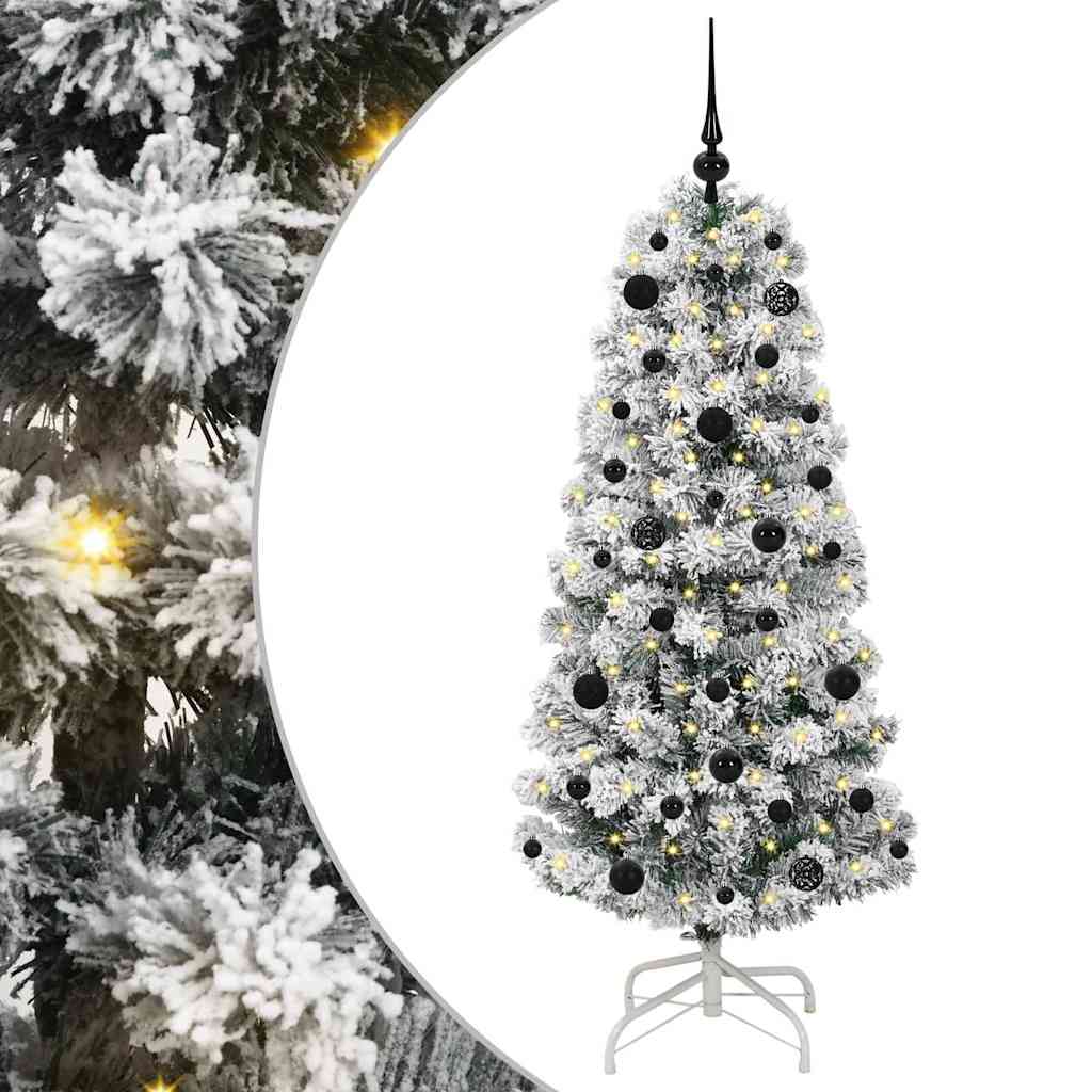 Albero di Natale Artificiale con Rami Pieghevoli 150 cm