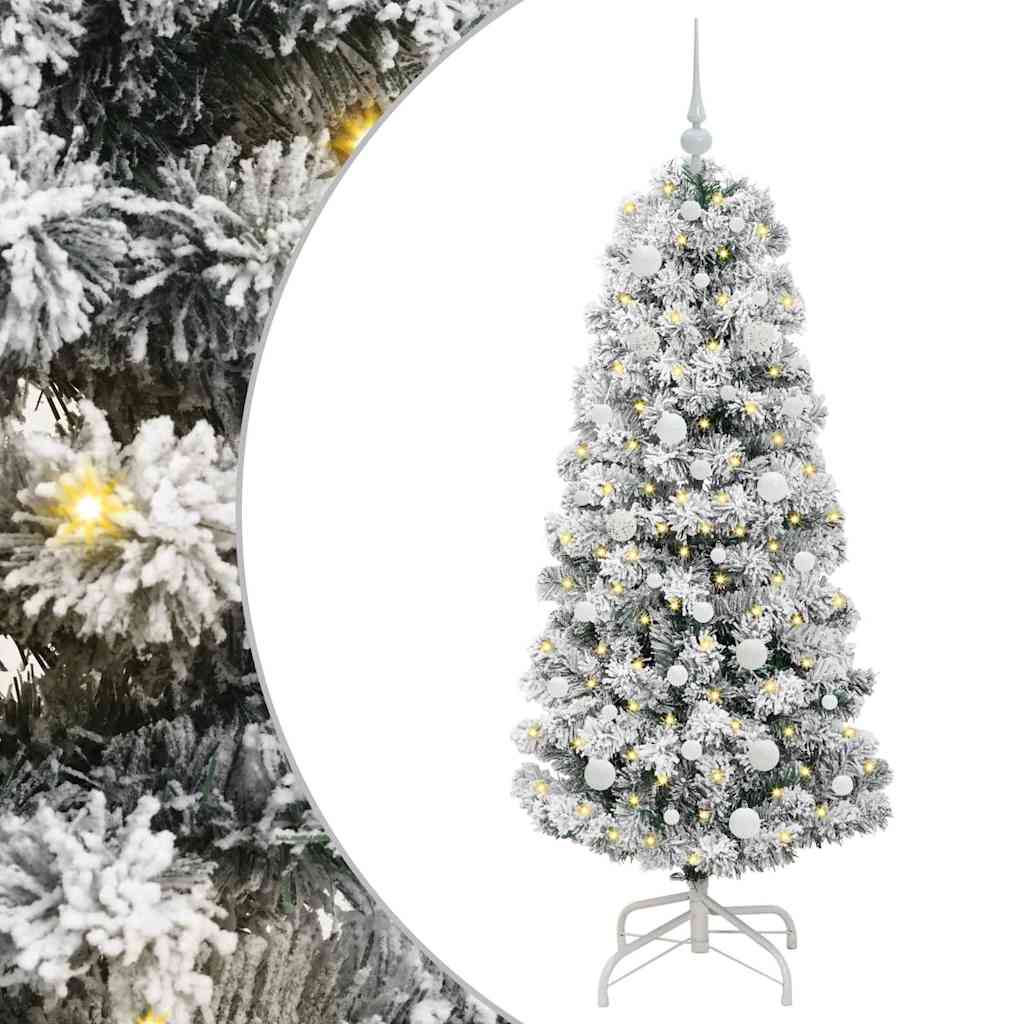 Albero di Natale Artificiale con Rami Pieghevoli 150 cm