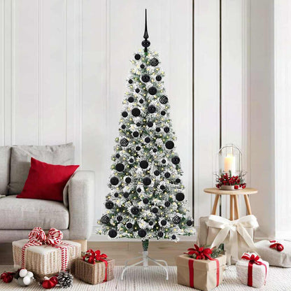 Albero di Natale Artificiale con Rami Pieghevoli 180 cm