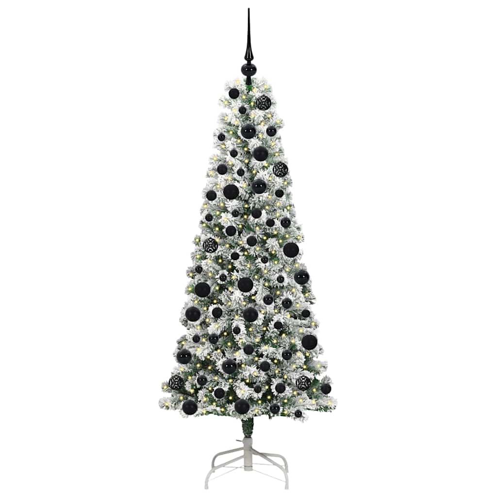 Albero di Natale Artificiale con Rami Pieghevoli 180 cm