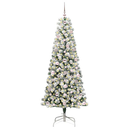 Albero di Natale Artificiale con Rami Pieghevoli 180 cm