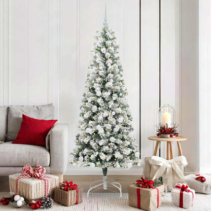 Albero di Natale Artificiale con Rami Pieghevoli 180 cm