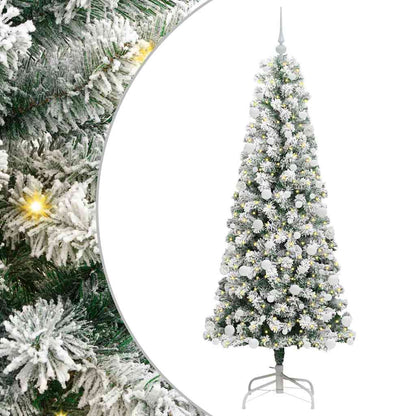 Albero di Natale Artificiale con Rami Pieghevoli 180 cm