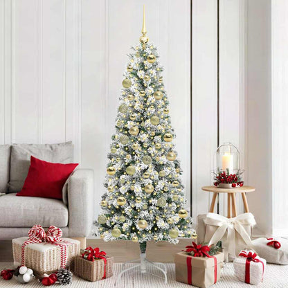 Albero di Natale Artificiale con Rami Pieghevoli 180 cm