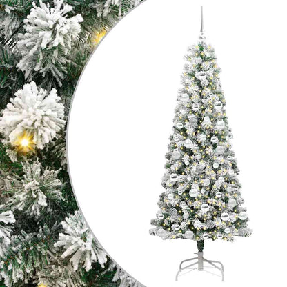 Albero di Natale Artificiale con Rami Pieghevoli 180 cm
