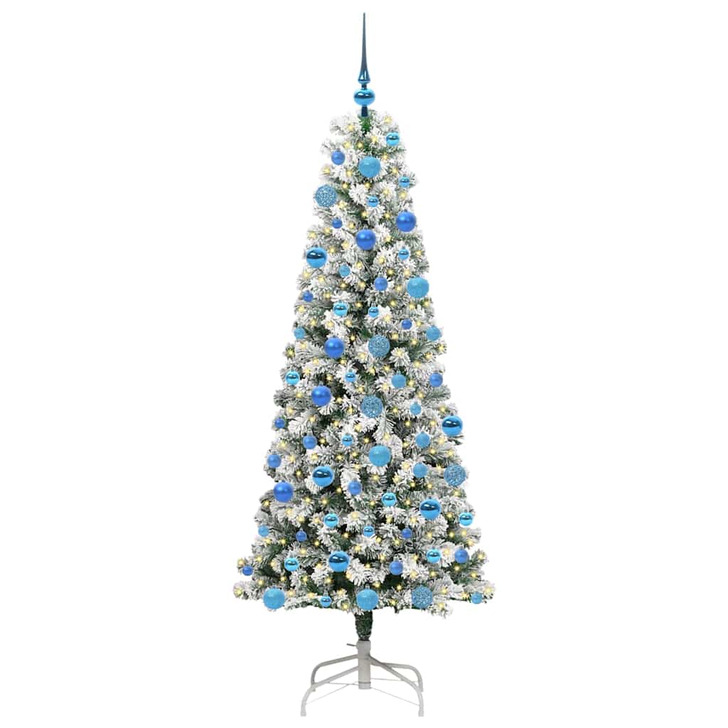 Albero di Natale Artificiale con Rami Pieghevoli 180 cm