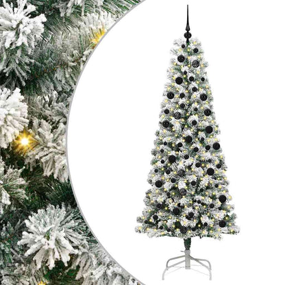 Albero di Natale Artificiale con Rami Pieghevoli 210 cm