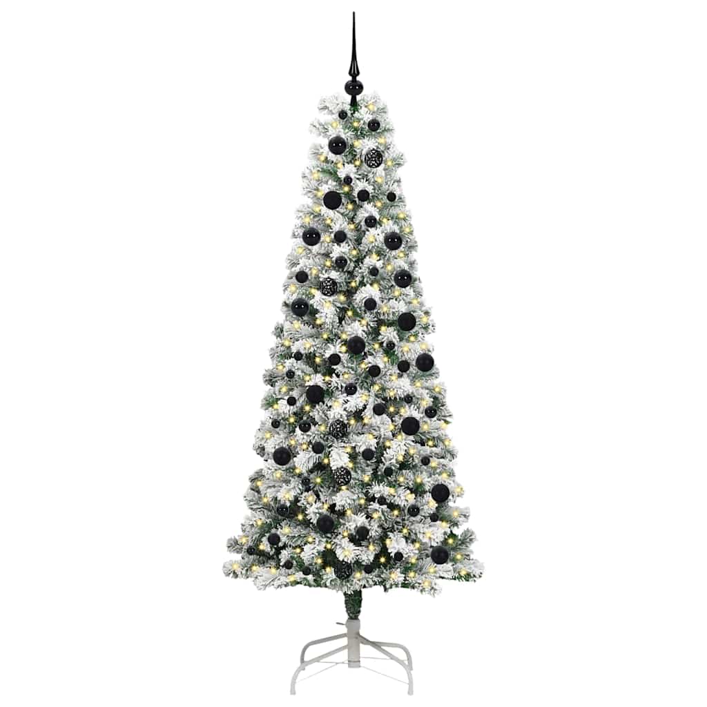 Albero di Natale Artificiale con Rami Pieghevoli 210 cm