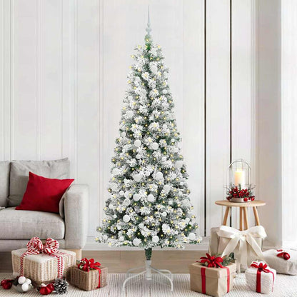 Albero di Natale Artificiale con Rami Pieghevoli 210 cm