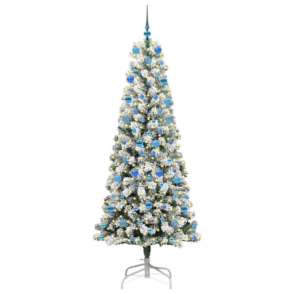 Albero di Natale Artificiale con Rami Pieghevoli 210 cm