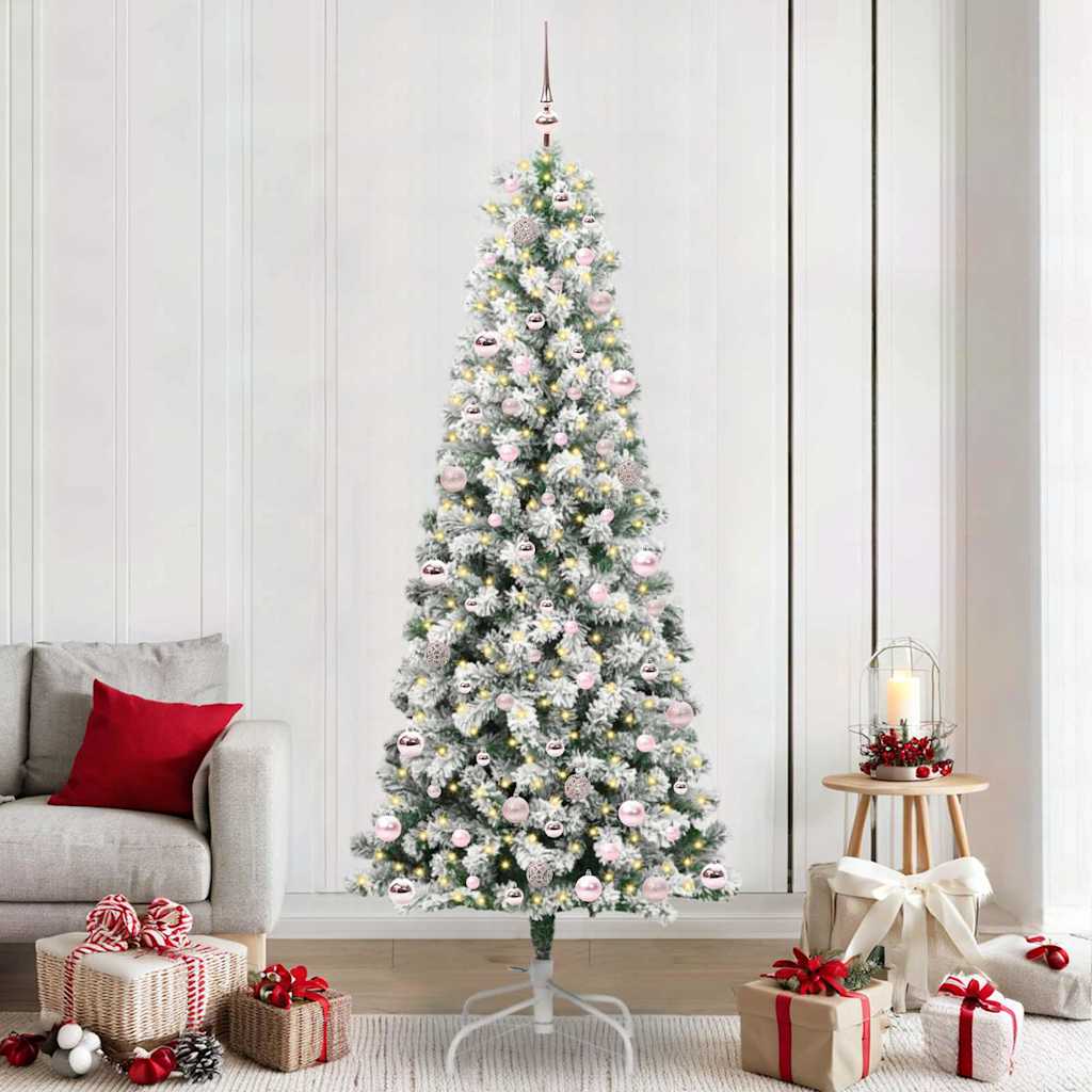 Albero di Natale Artificiale con Rami Pieghevoli 240 cm