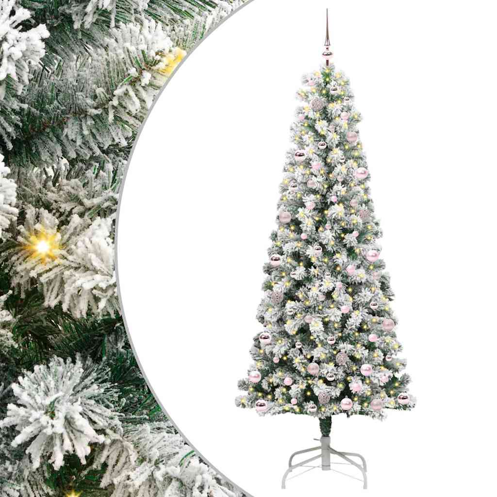 Albero di Natale Artificiale con Rami Pieghevoli 240 cm