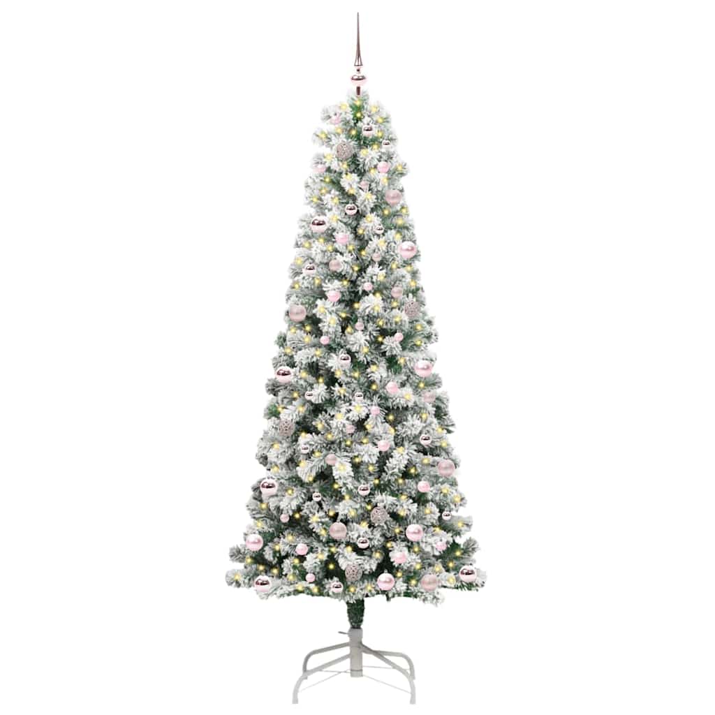 Albero di Natale Artificiale con Rami Pieghevoli 240 cm