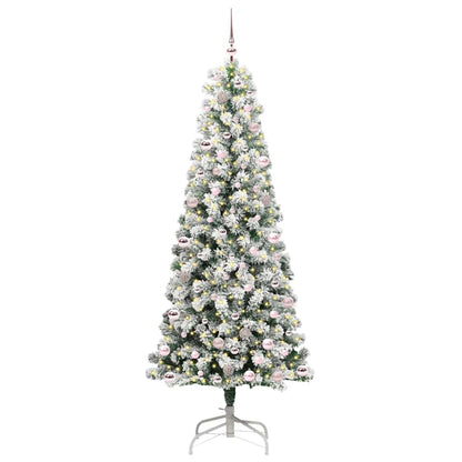 Albero di Natale Artificiale con Rami Pieghevoli 240 cm